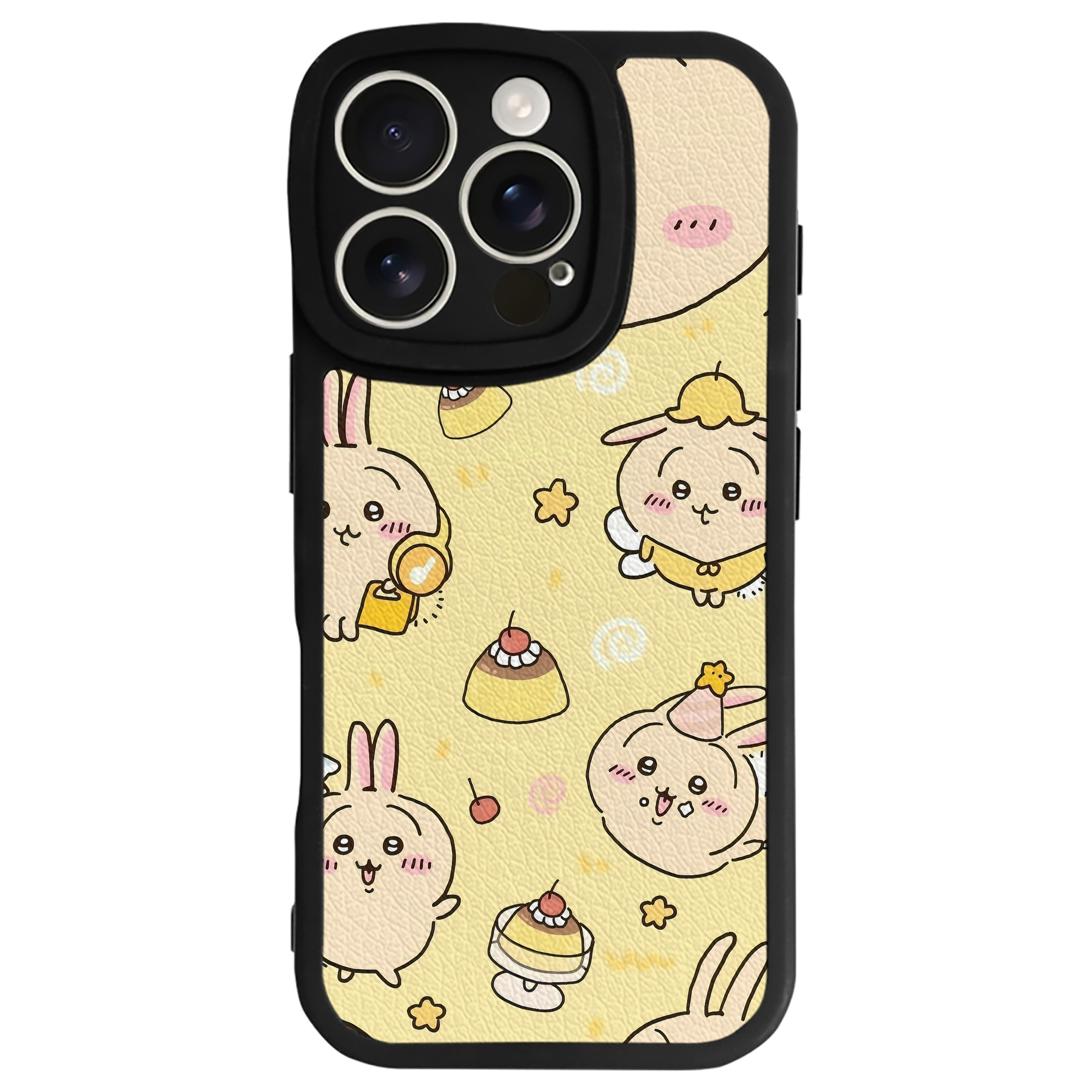 （画像用） ちいかわ Chii-kawa 【iPhone 16シリーズ対応】シリコンスマホケース（レザー調） 材質：シリコン